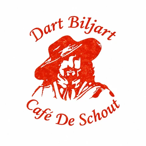 Origineel logo Dart Biljart Café De Schout